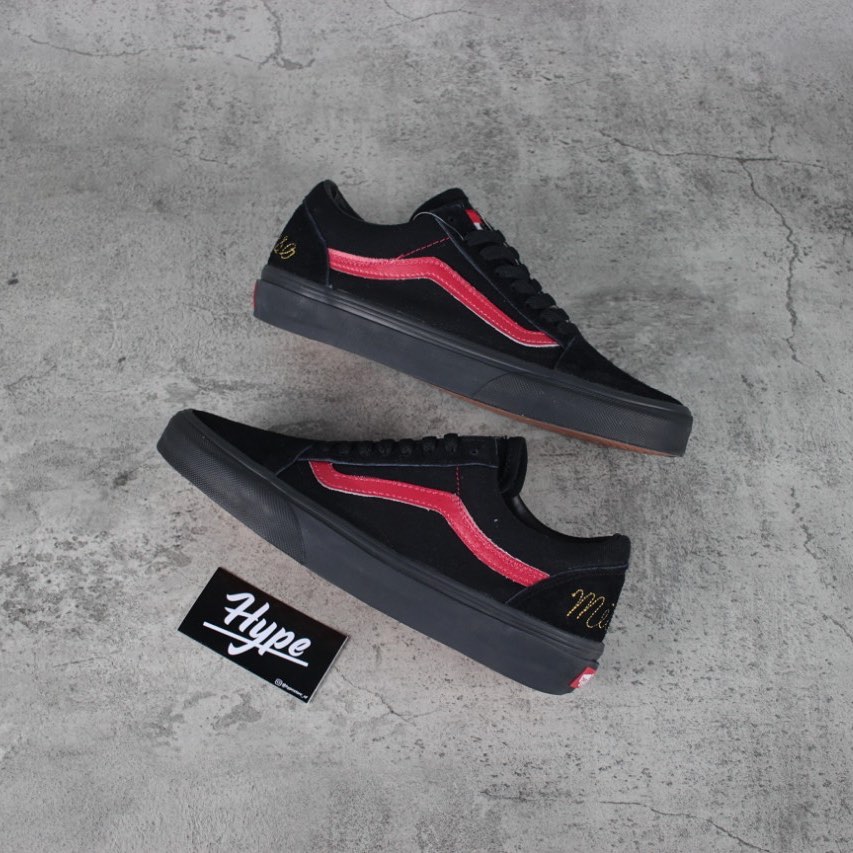 Vans Old Skool Mickey Mouse Club “Black Red” Vans Old Skool Mickey Mouse Black Red - Image 1