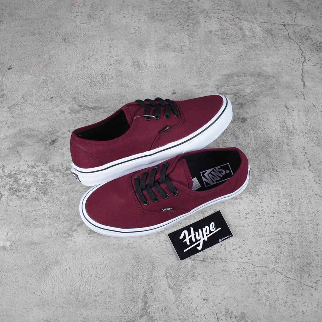 Vans Authentic Port Royal “Maroon White” Vans Authentic Port Royal Maroon White - Image 1
