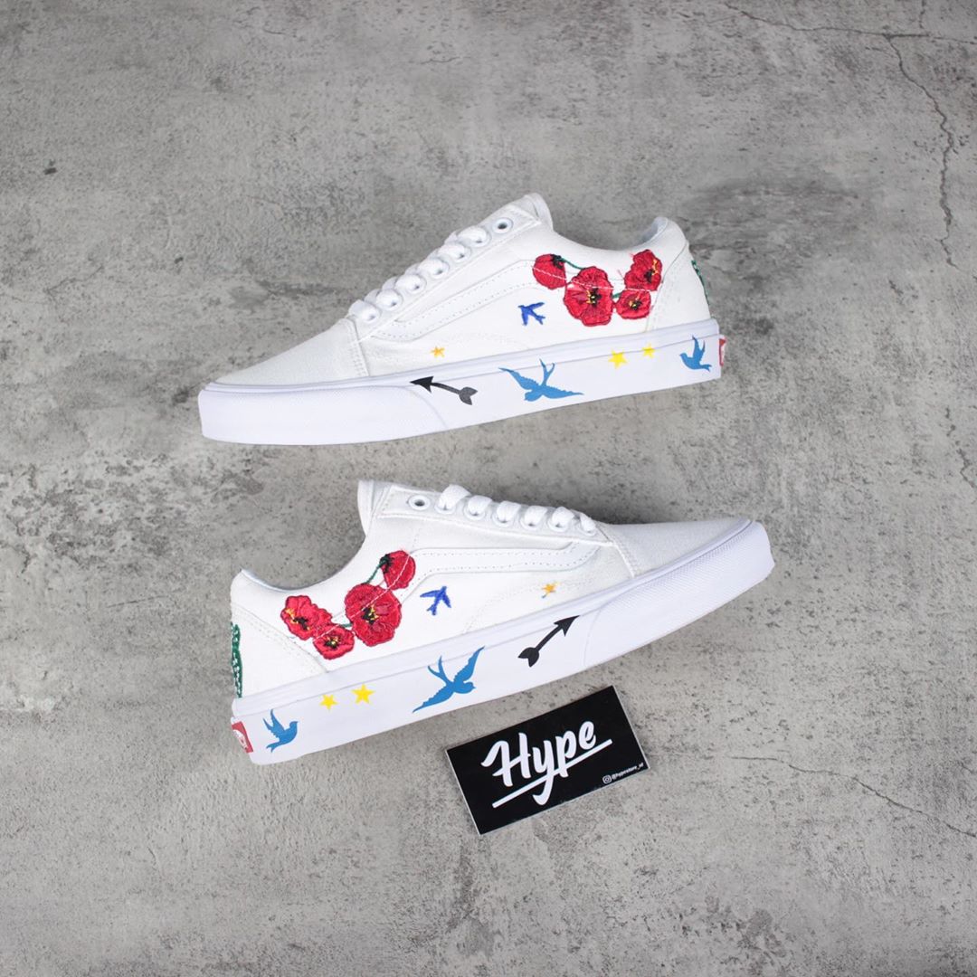 Vans Old Skool Desert Embllish “White” Vans Old Skool Desert Embllish White - Image 1