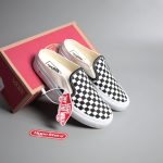 Vans Slip-On Mule Checkerboard Black White