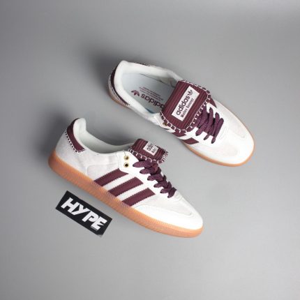 Wales Bonner x Adidas Samba Pony White Maroon