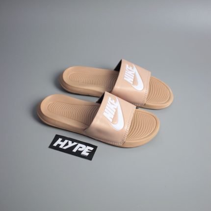 Nike Victory One Script Slide Brown White