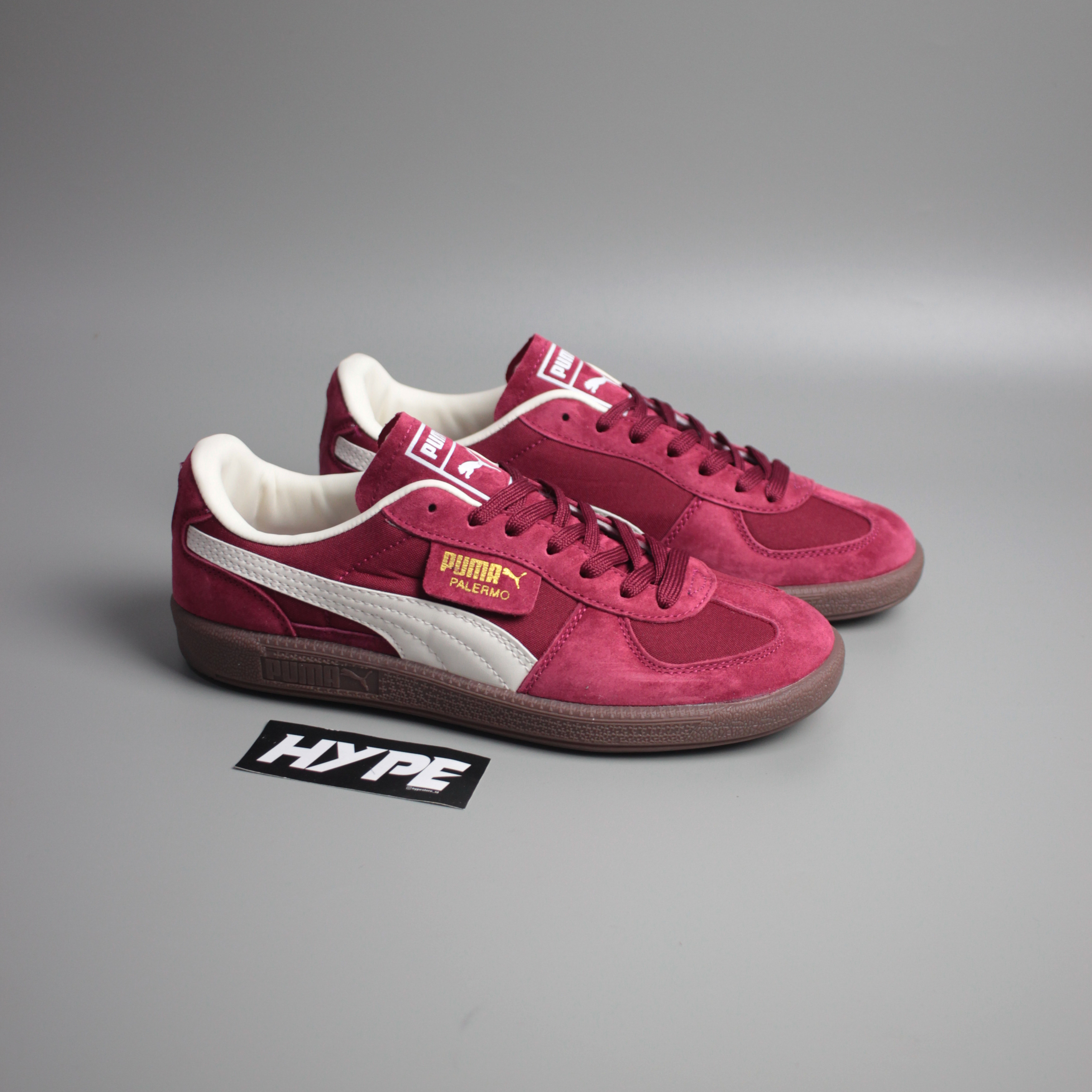 Puma Palermo Suede Burgundy White Puma Palermo Suede Burgundy White - Image 1