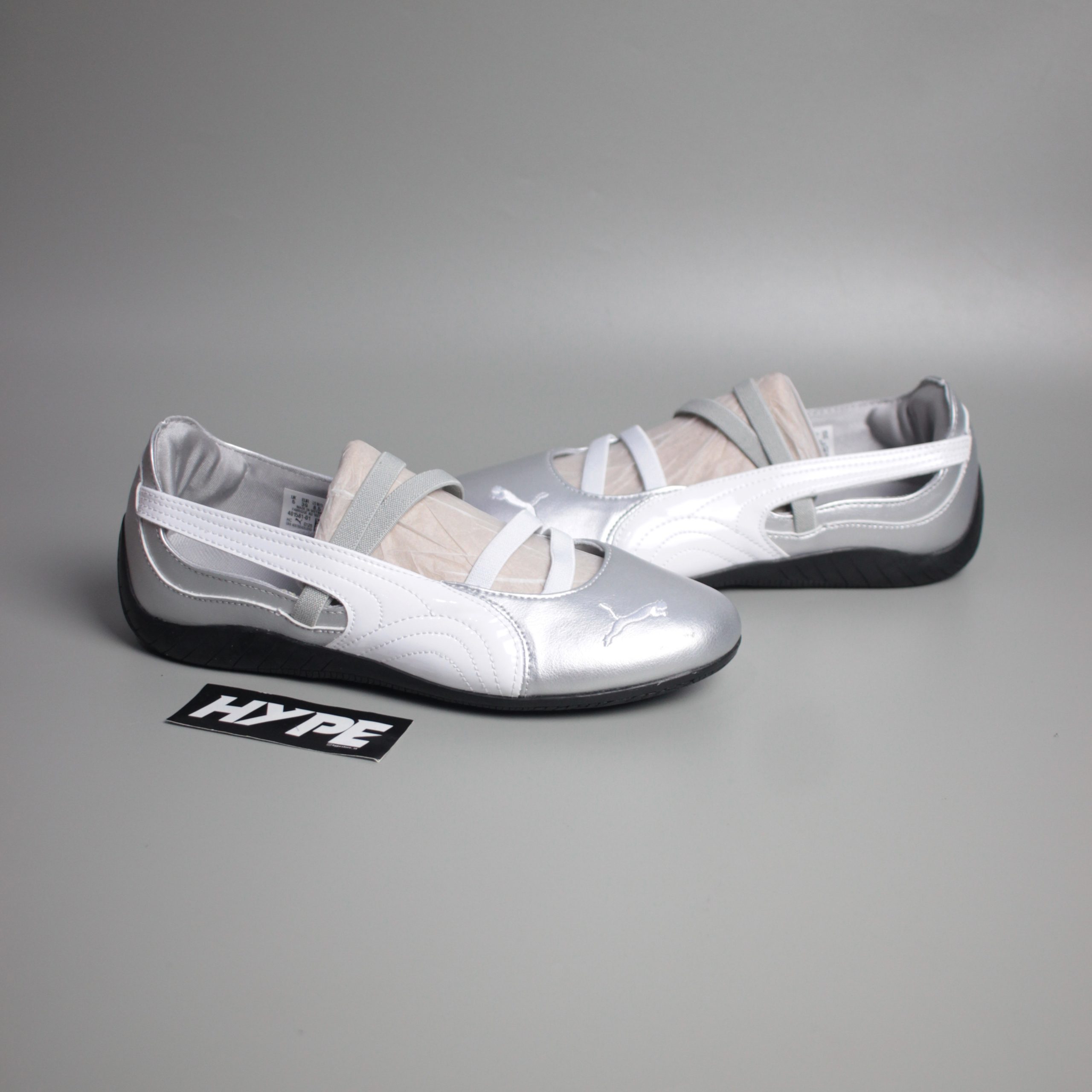 Puma Speedcat Ballet Metallic Silver Puma Speedcat Ballet Metallic Silver - Image 1