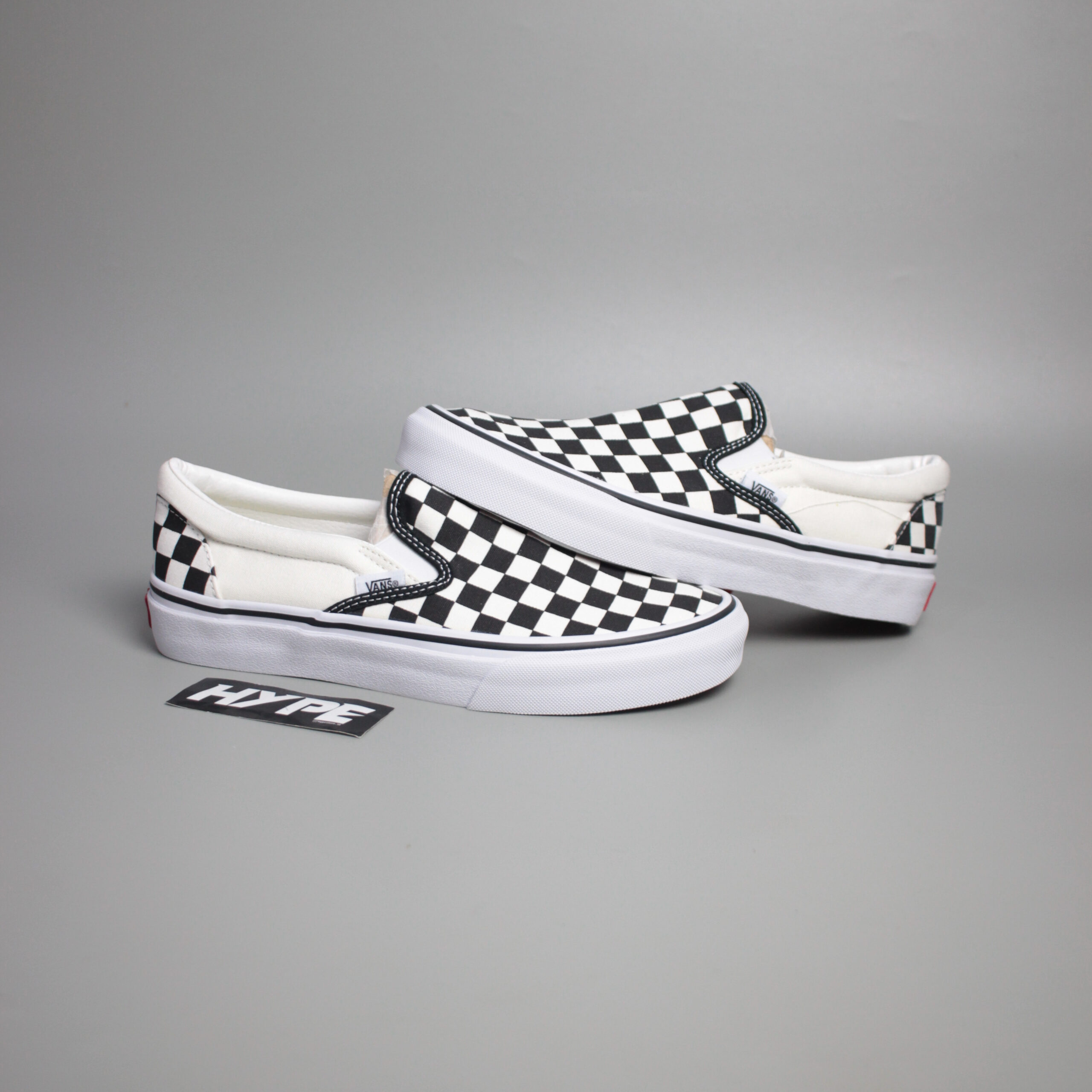 Vans Slip-On Classic Checkerboard Black White Vans Slip-On Classic Checkerboard Black White - Image 1