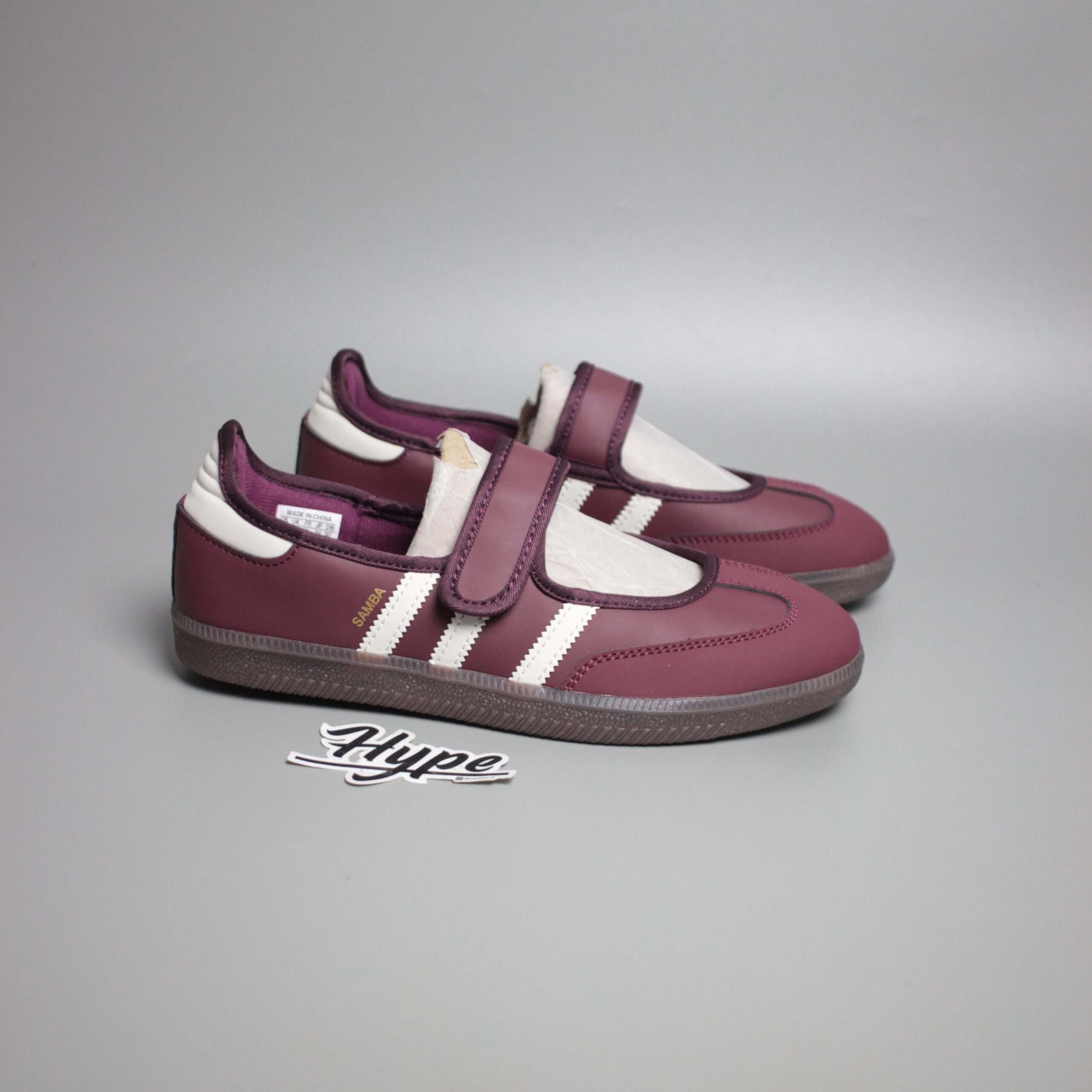 Adidas Samba Jane Burgundy White Adidas Samba Jane Burgundy White - Image 1