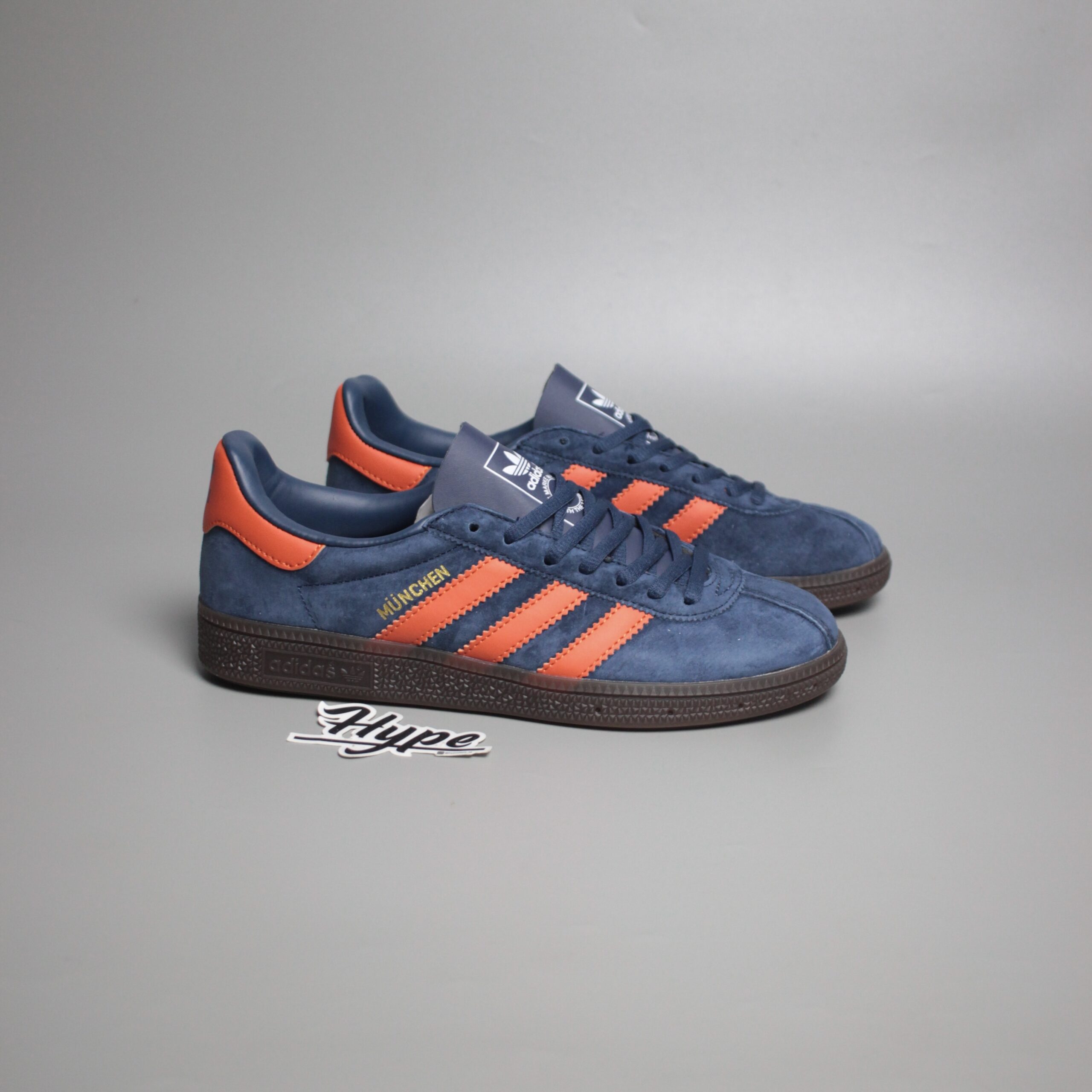 Adidas Munchen Dublin Navy Orange Adidas Munchen Dublin Navy Orange - Image 1