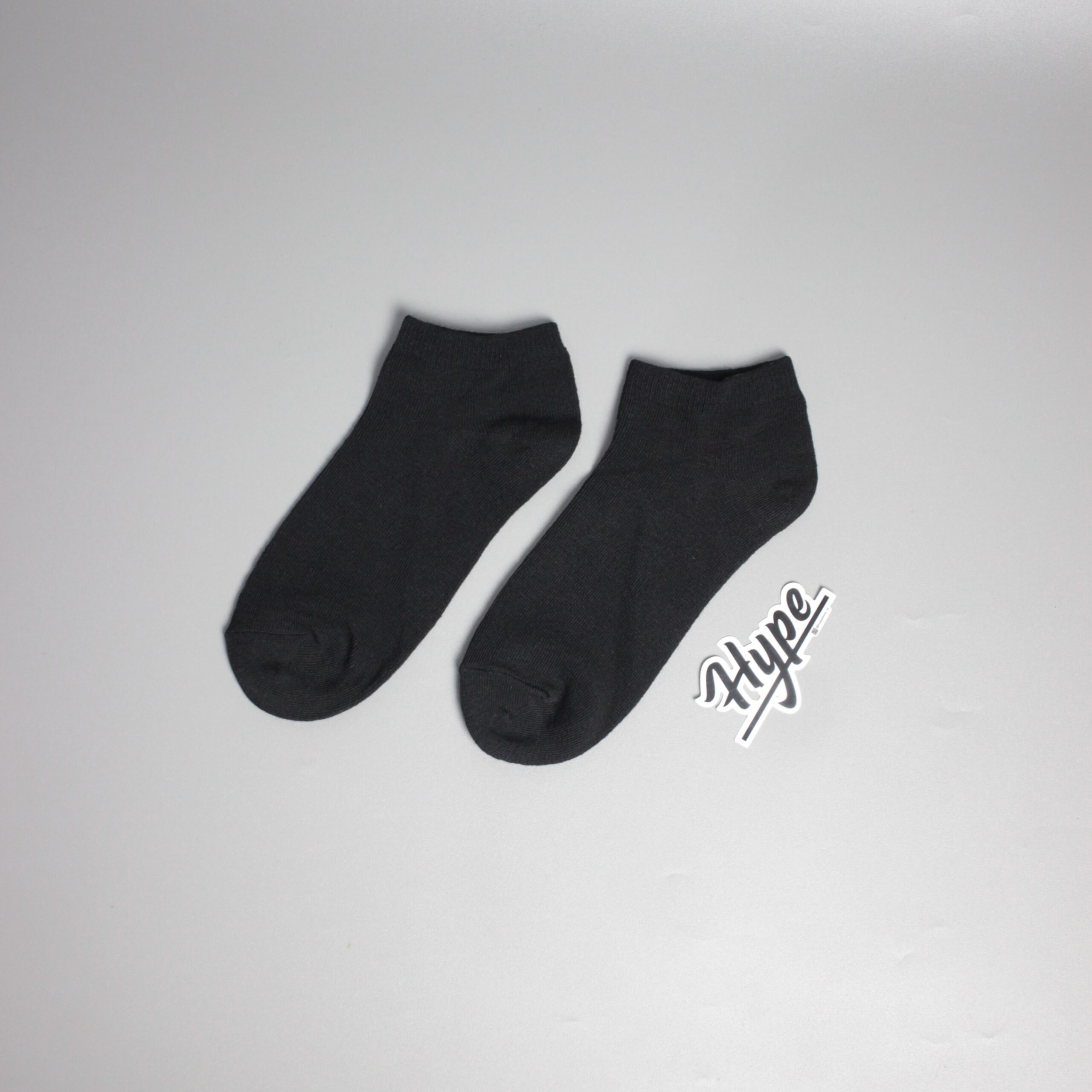 Kaos Kaki Polos Pendek Black Kaos Kaki Polos Pendek Black - Image 1