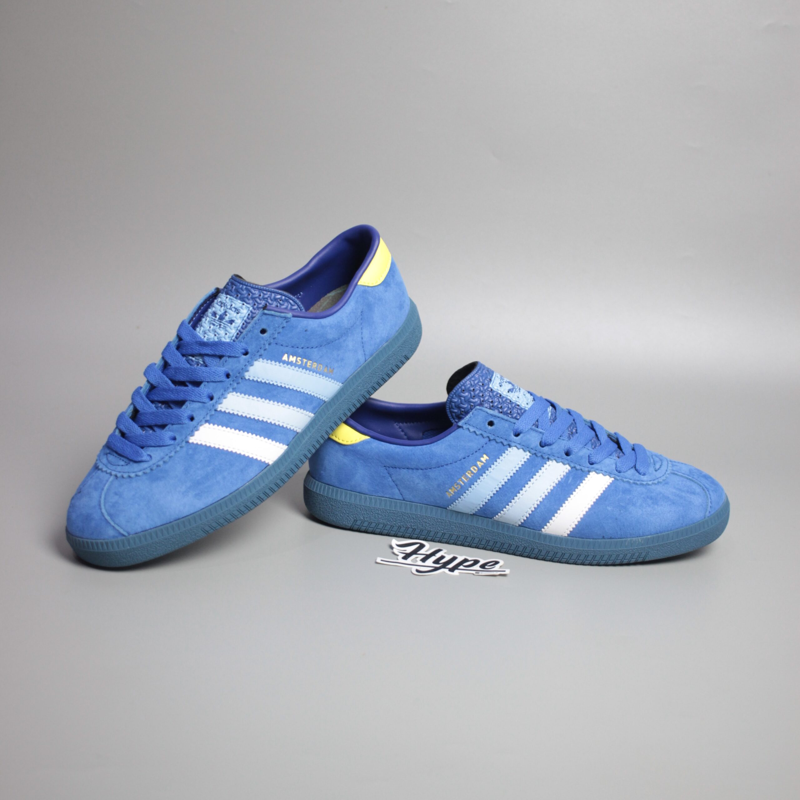 Adidas Amsterdam Blue Yellow Adidas Amsterdam Blue Yellow - Image 1