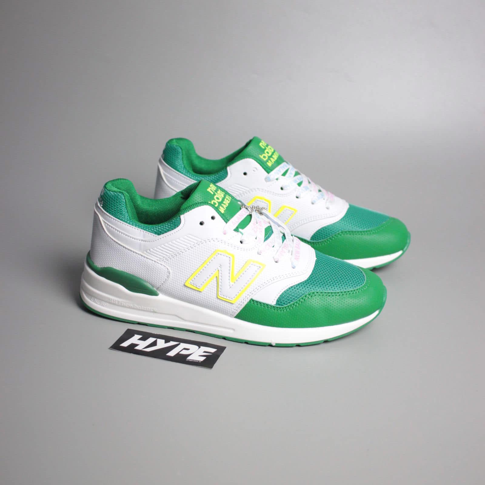 New Balance 997 Green White New Balance 997 Green White - Image 1